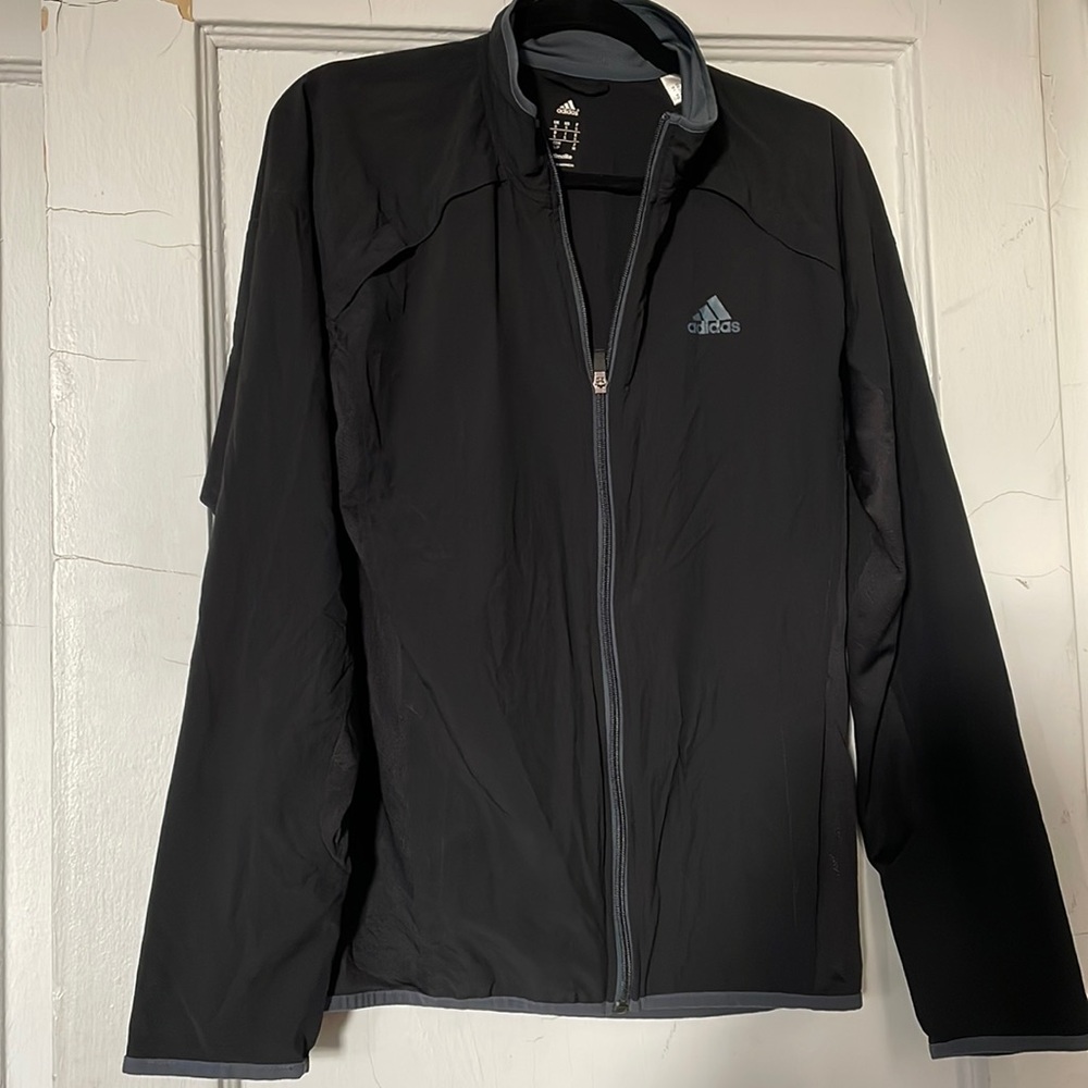 Adidas climalite mens zip-up running jacket